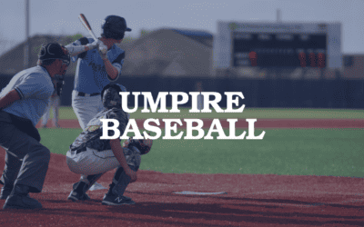 Umpire Baseball –  A Great Summer Job And A Career Path For Some